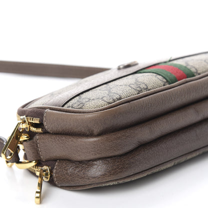 Gucci GG Supreme Monogram Web Mini Ophidia GG Bag Brown 6 of 12