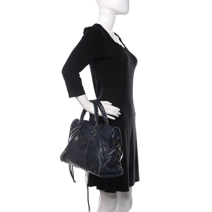 Balenciaga Agneau Classic Hardware City Bleu Obscur 2 of 12