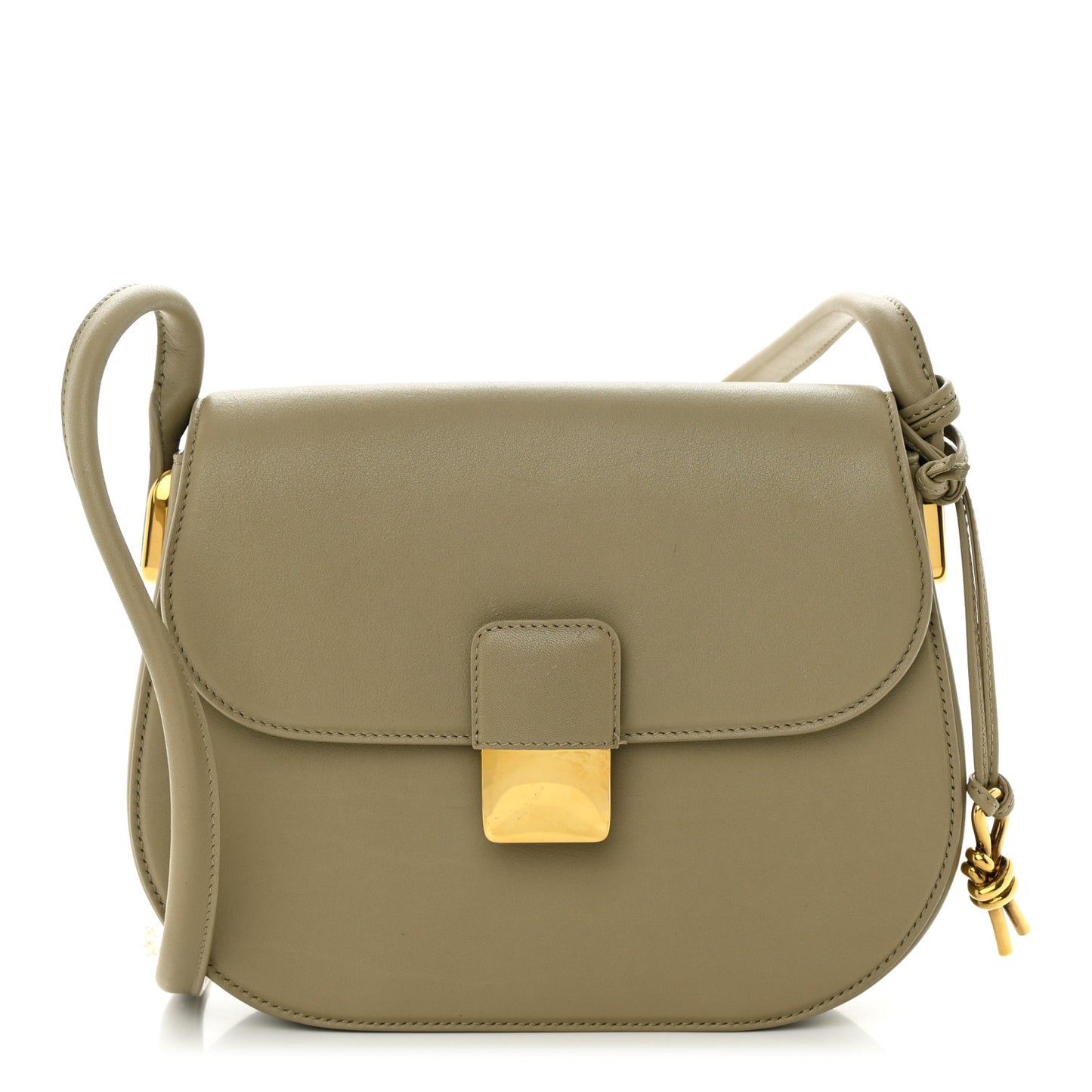 Calfskin Small Desiree Crossbody Bag Travertine
