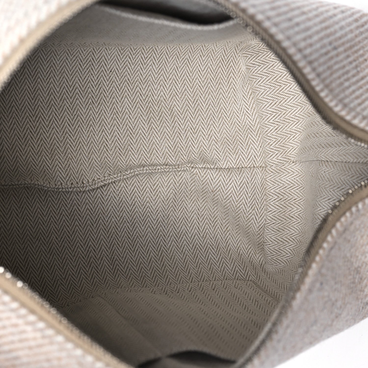 Hermes Wool Small Au Carre Bride-A-Brac Pouch Seigle 5 of 9