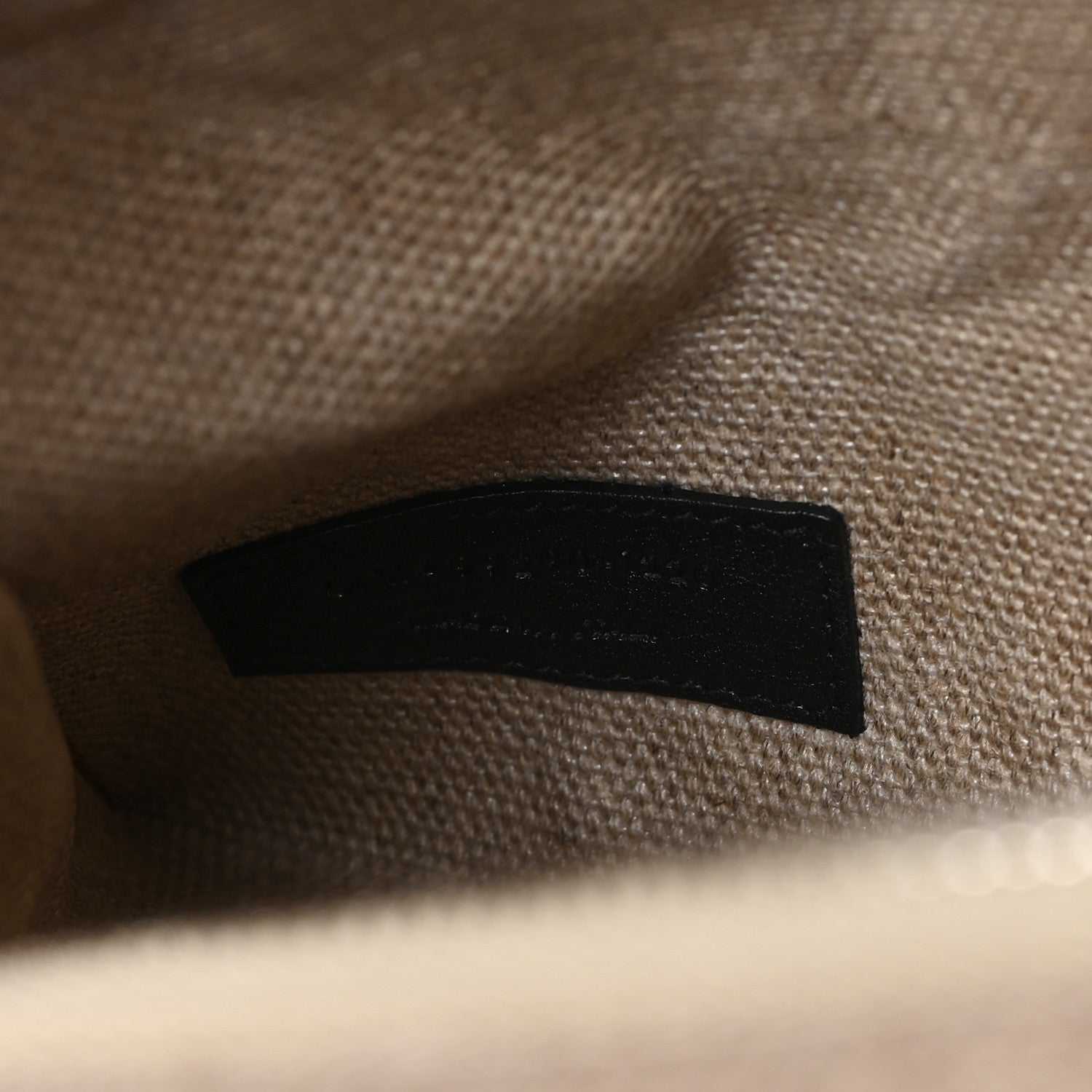 Saint Laurent Linen Calfskin Rive Gauche Tote Greggio Natural 7 of 10