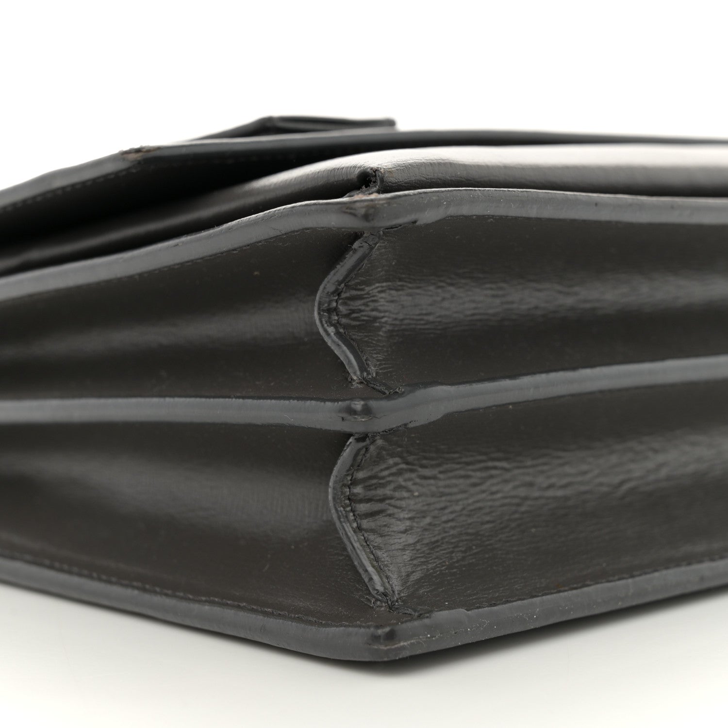 Saint Laurent Smooth Calfskin Medium Monogram Sunset Satchel Asphalt 10 of 13