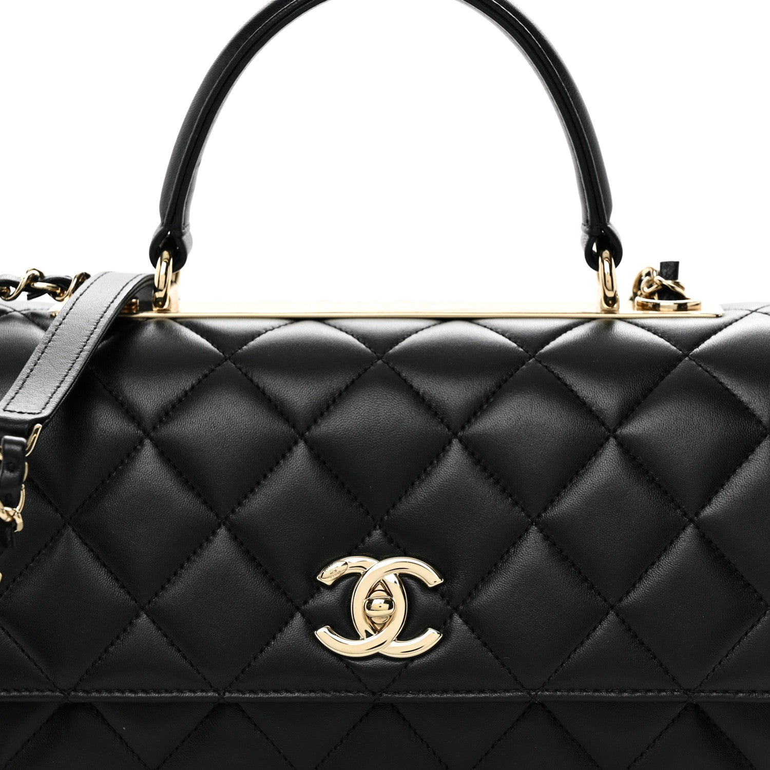 Chanel Lambskin Quilted Medium Trendy CC Flap Dual Handle Bag Black 8 of 11