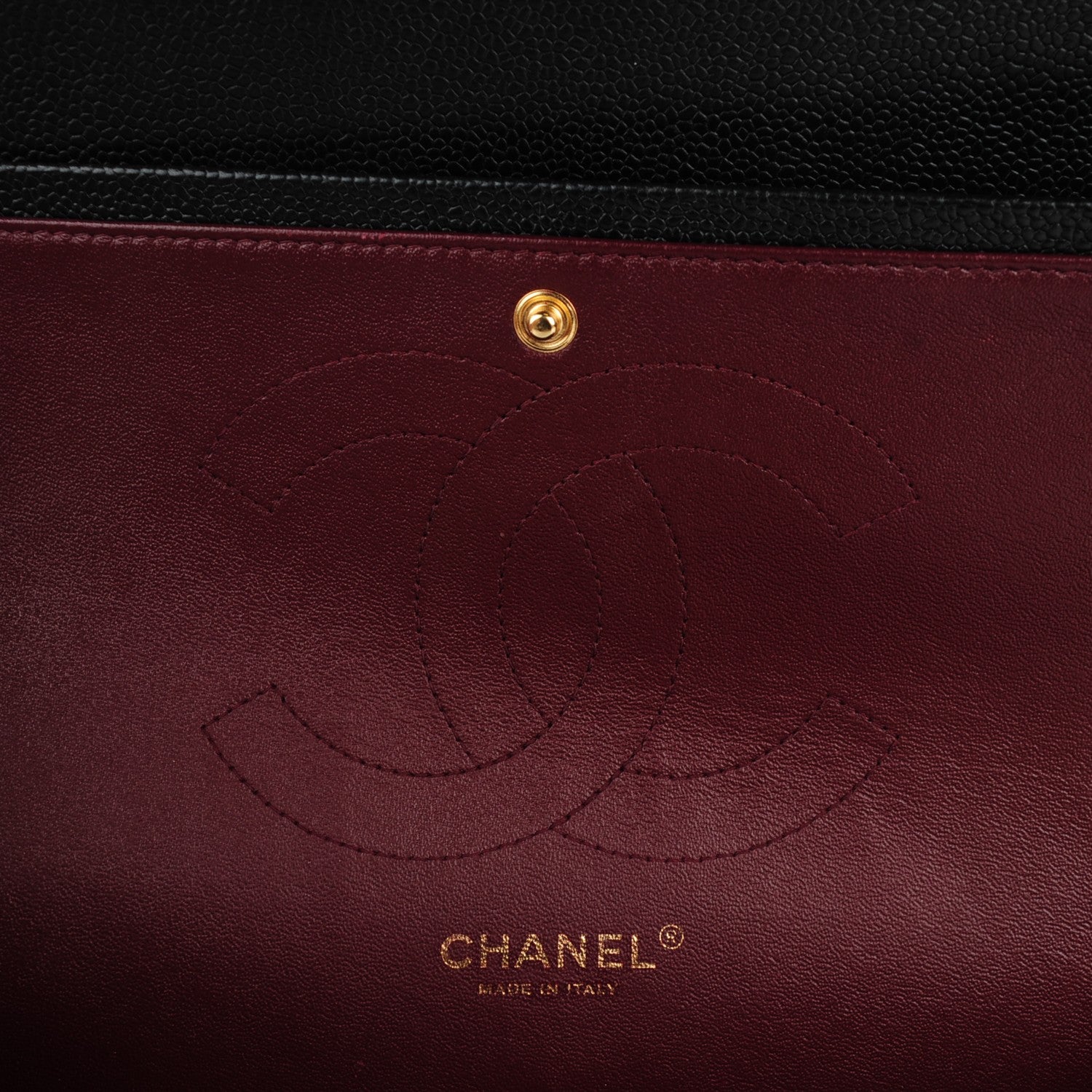 Chanel Caviar Quilted Jumbo Double Flap Black 6 of 9
