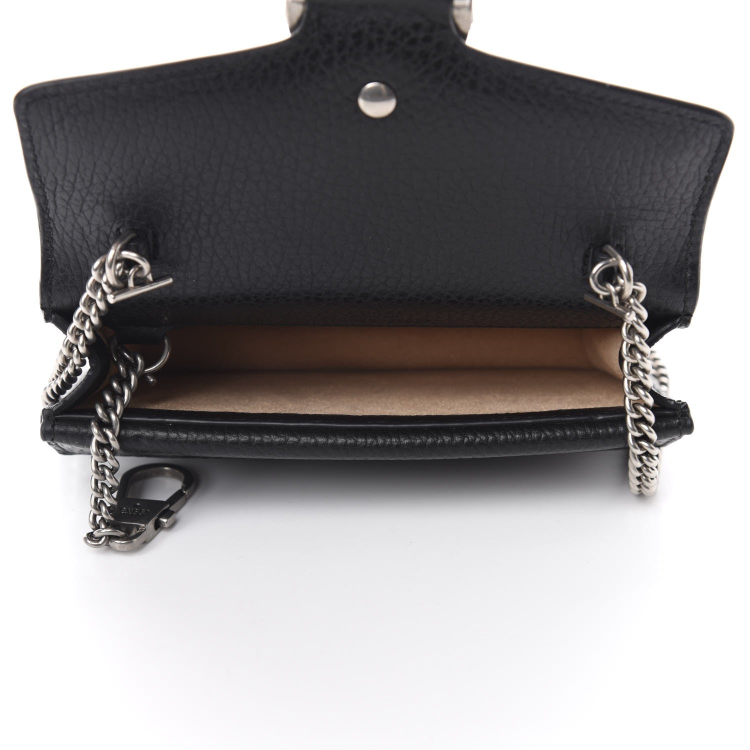 Gucci Calfskin Super Mini Dionysus Shoulder Bag Black 5 of 10