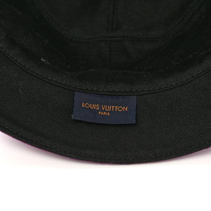 Louis Vuitton Monogram Denim Transformable Bob Bucket Hat M Purple 8 of 9