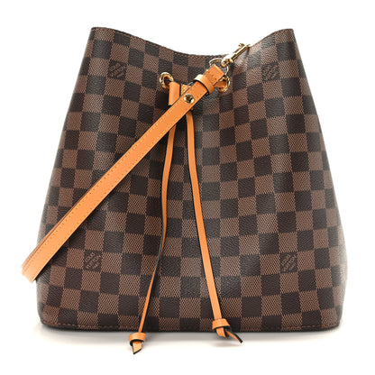 Louis Vuitton Damier Ebene Neonoe MM Safran 1 of 11