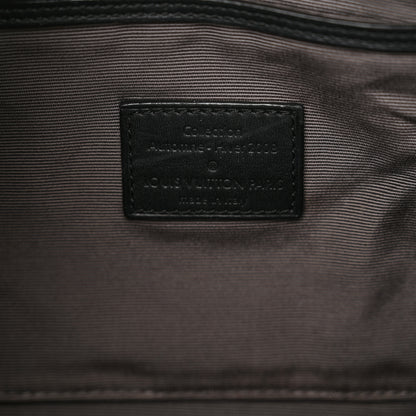 Louis Vuitton Calfskin Embossed Mini Cube Speedy Black 6 of 10