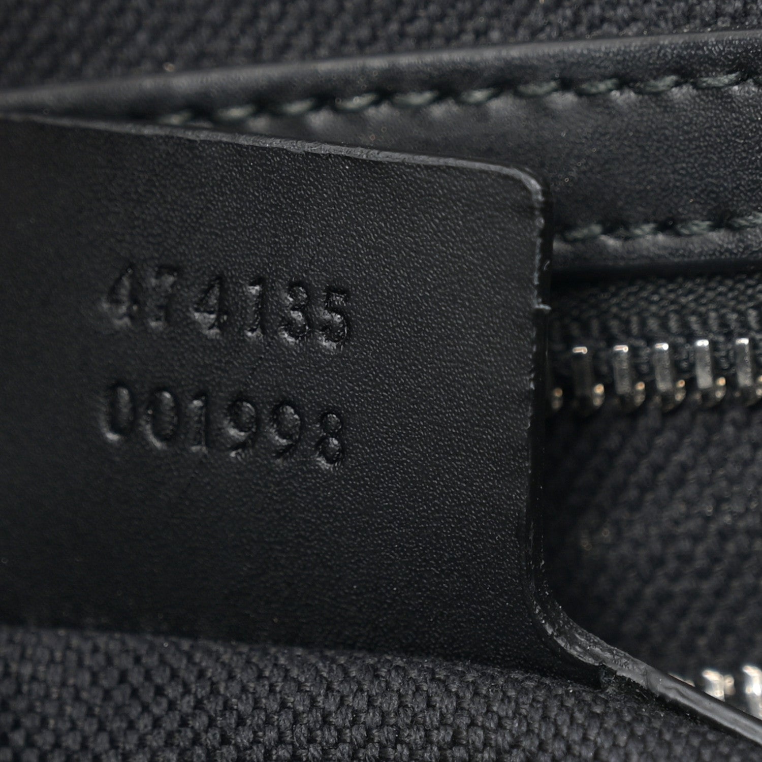 Gucci GG Supreme Monogram Appia Calfskin Web Briefcase Black 7 of 12