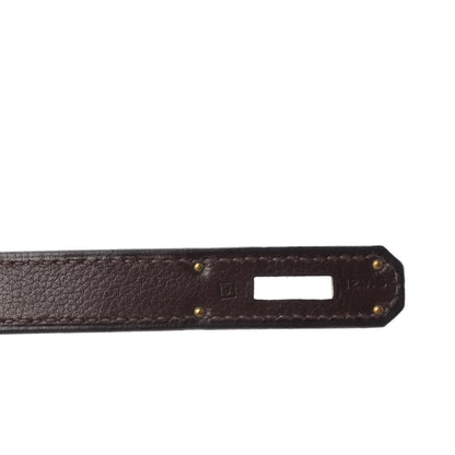 Hermes Evergrain Kelly Retourne 32 Chocolate 15 of 16