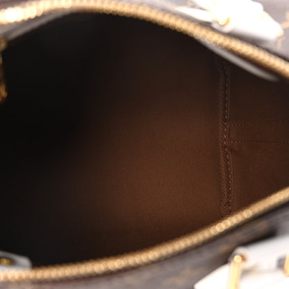 Louis Vuitton Monogram LV Match Speedy Bandouliere 25 White 5 of 9