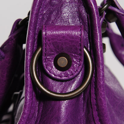 Balenciaga Agneau Classic Hardware Mini City Ultraviolet 10 of 10