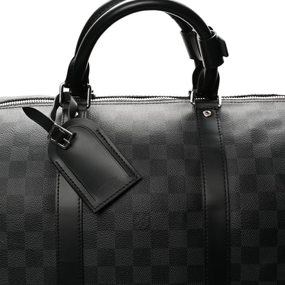Louis Vuitton Damier Graphite Keepall Bandouliere 55 6 of 10