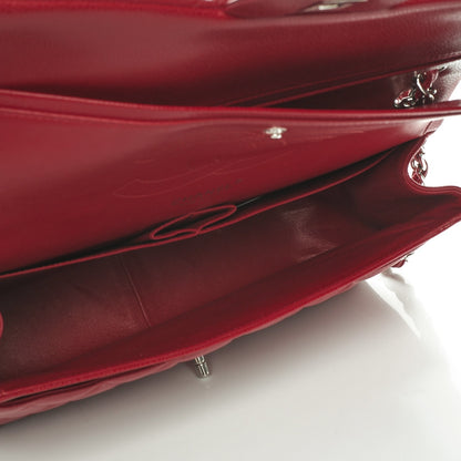 Chanel Caviar Quilted Jumbo Double Flap Red 5 of 8