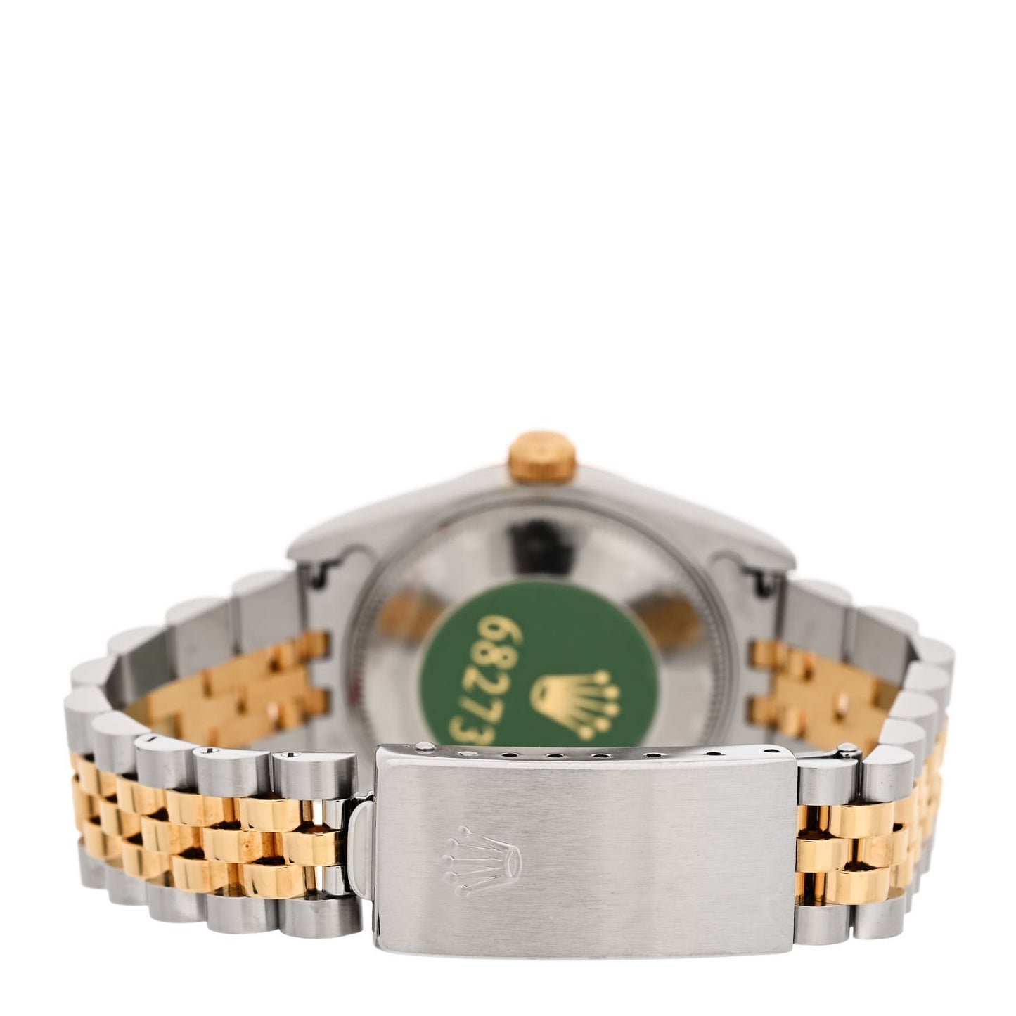 Stainless Steel 18K Yellow Gold 31mm Oyster Perpetual Datejust Watch White Roman 68273