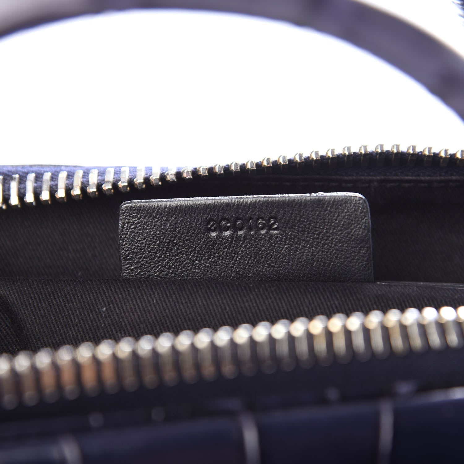 Givenchy Calfskin Crocodile Embossed Medium Antigona Dark Blue 6 of 9