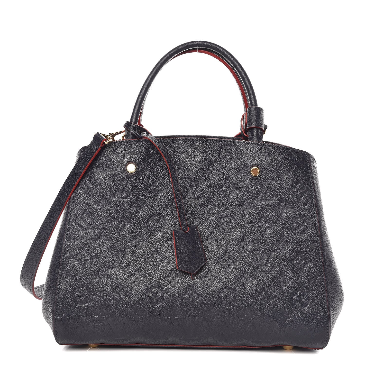 Louis Vuitton Empreinte Montaigne MM Marine Rouge 1 of 10