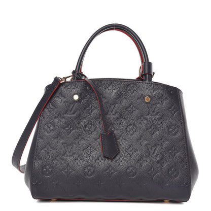 Louis Vuitton Empreinte Montaigne MM Marine Rouge 1 of 10