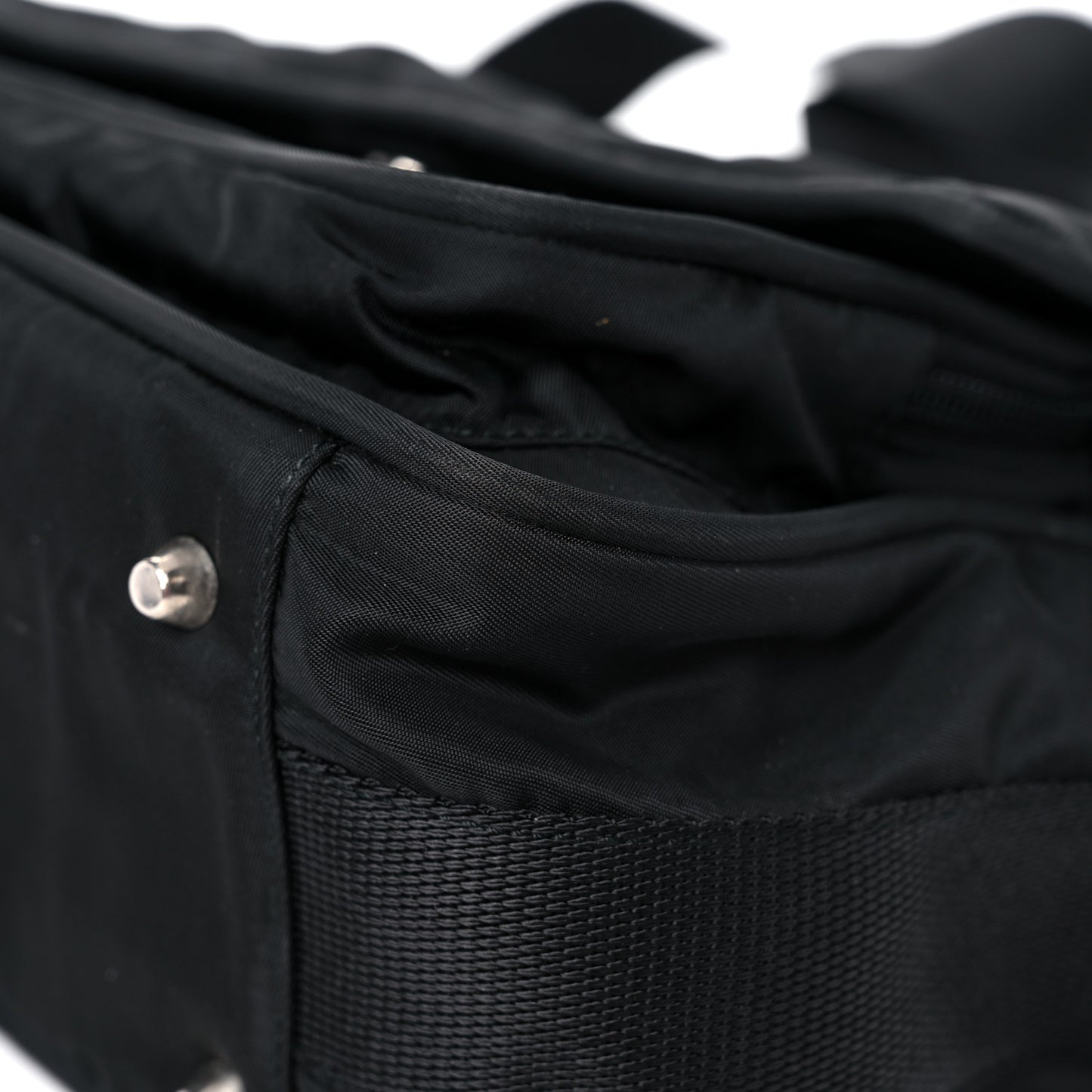 Tessuto Nylon Messenger Bag Black