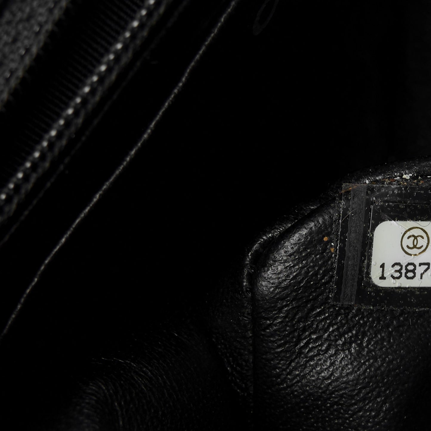 Patent Calfskin Quilted Mini Square Flap Black