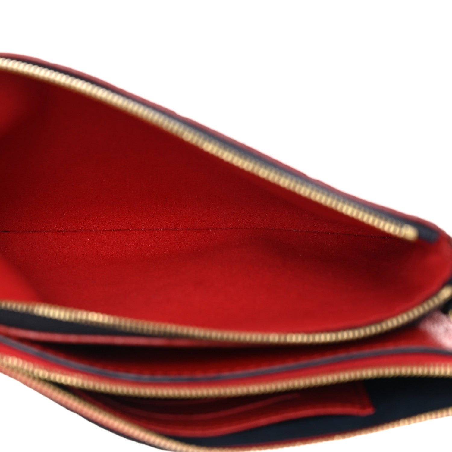 Louis Vuitton Empreinte Double Zip Pochette Marine Rouge 7 of 12