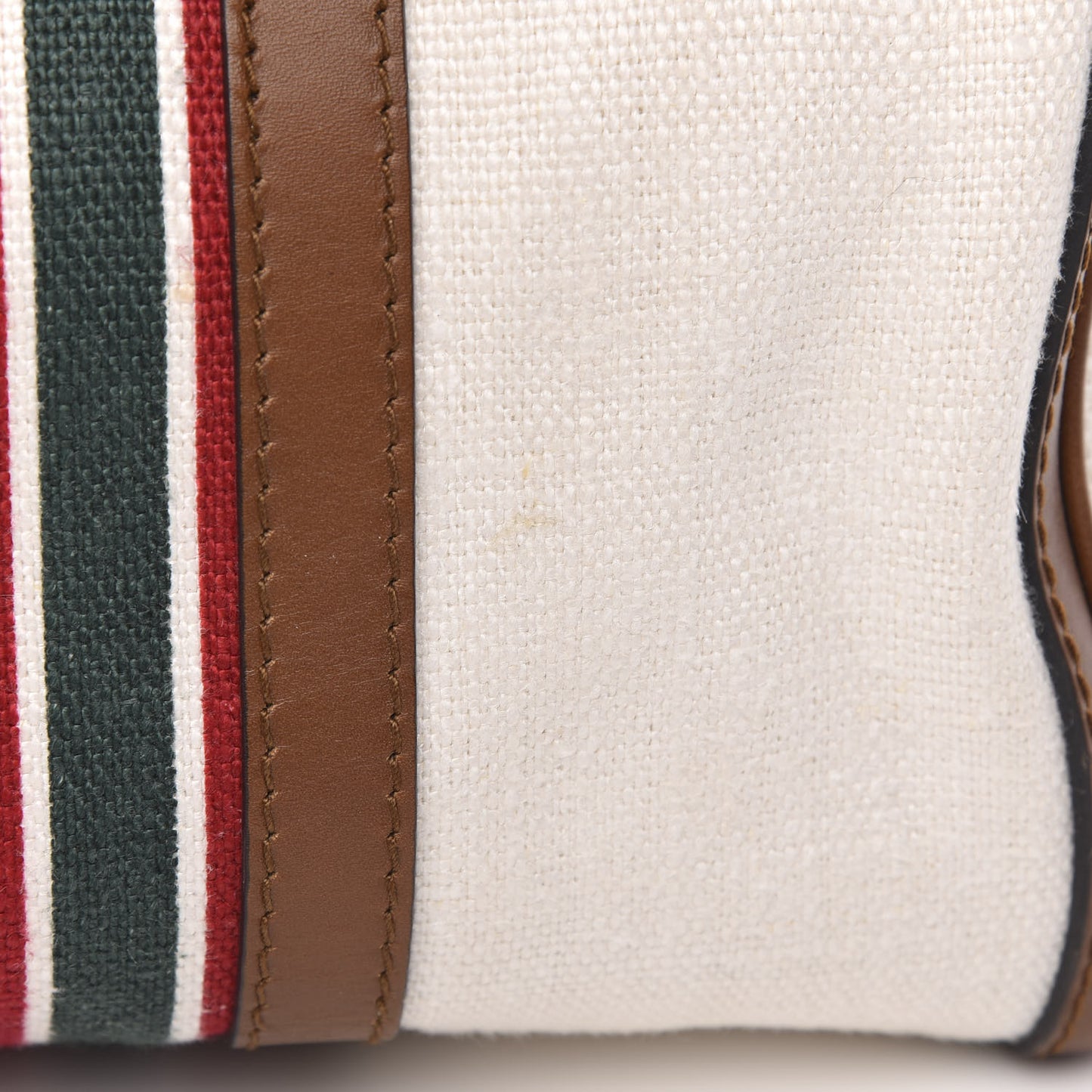 Canvas Vintage Web Medium Boston Off White