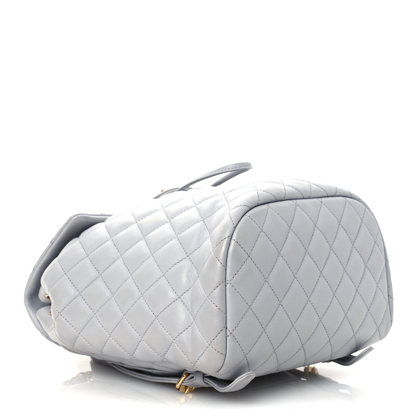 Calfskin Quilted Small Urban Spirit Backpack Grey