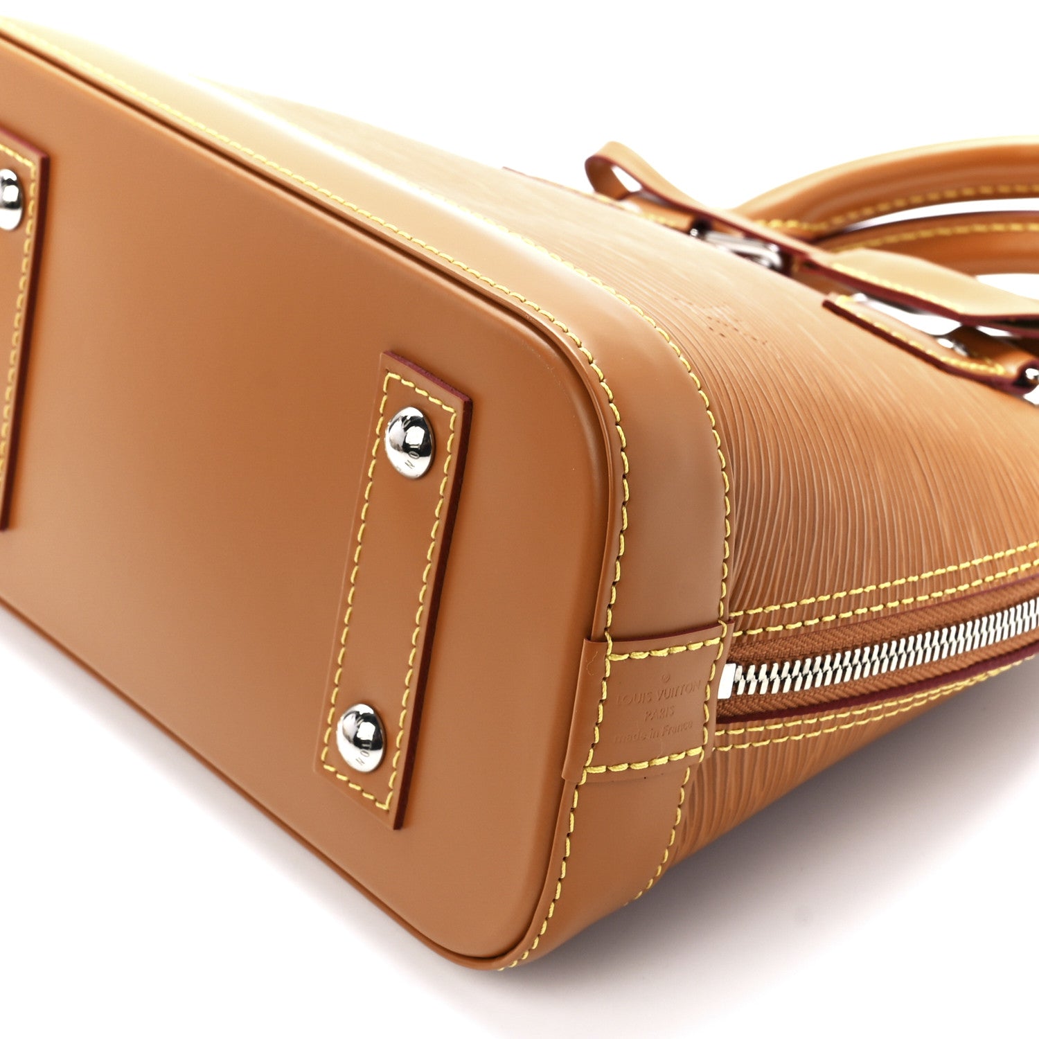 Louis Vuitton Epi Jacquard Alma BB Honey Gold 12 of 12