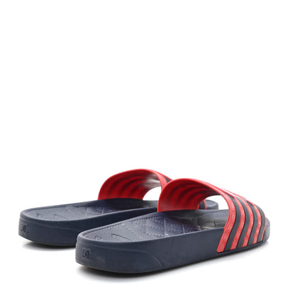 Chanel Rubber CC Flat Slide Sandals 36 Pink Red 5 of 9