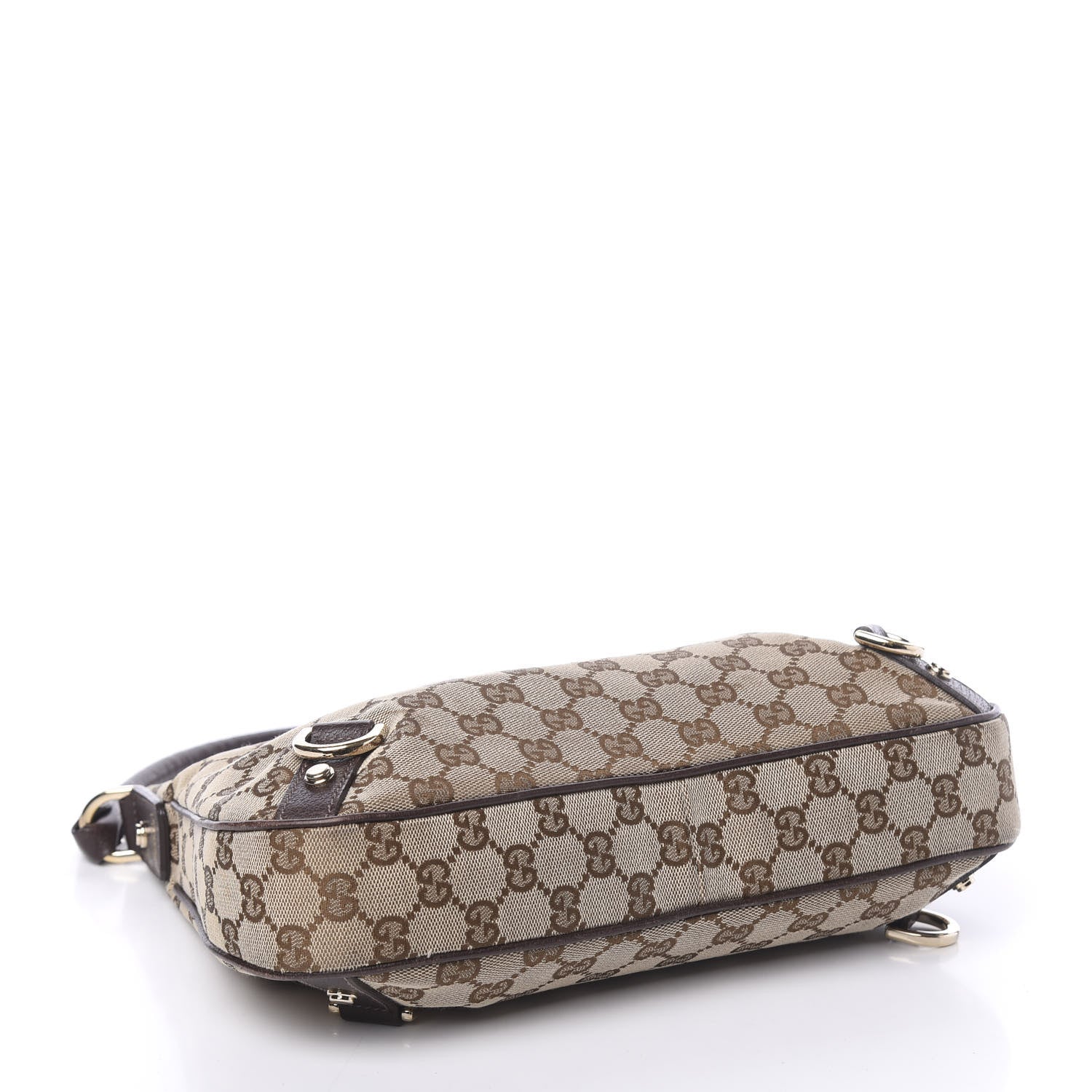 Gucci Monogram Medium Abbey D Ring Hobo Brown 4 of 10