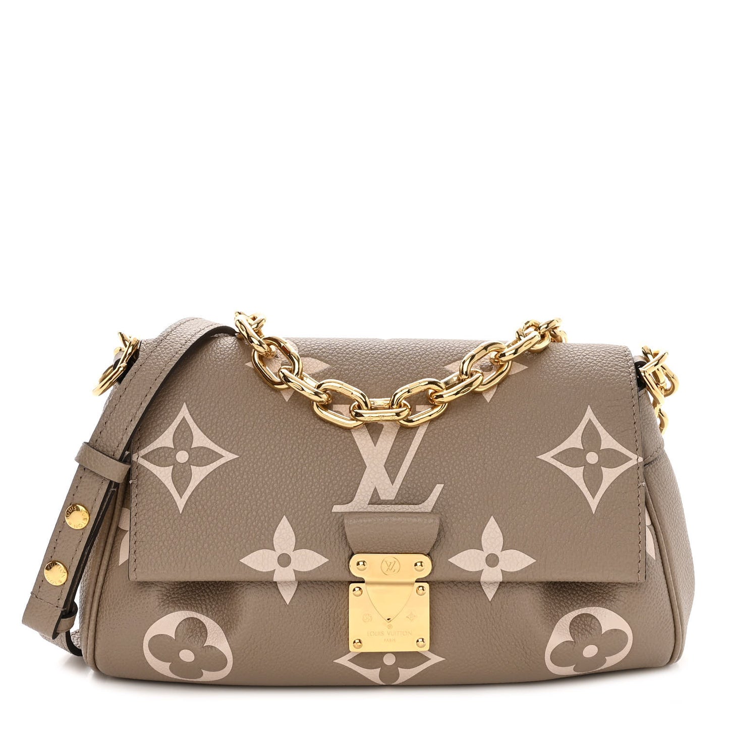 LOUIS VUITTON Empreinte Monogram Giant Favorite Tourterelle Creme
