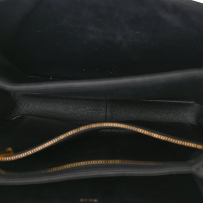 Celine Shiny Calfskin Large Triomphe Black 5 of 17