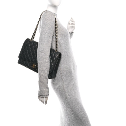 Chanel Caviar Quilted Maxi Double Flap Black 2 of 11