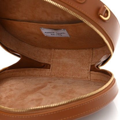Mansur Gavriel Calfskin Circle Crossbody Bag Camello 5 of 9