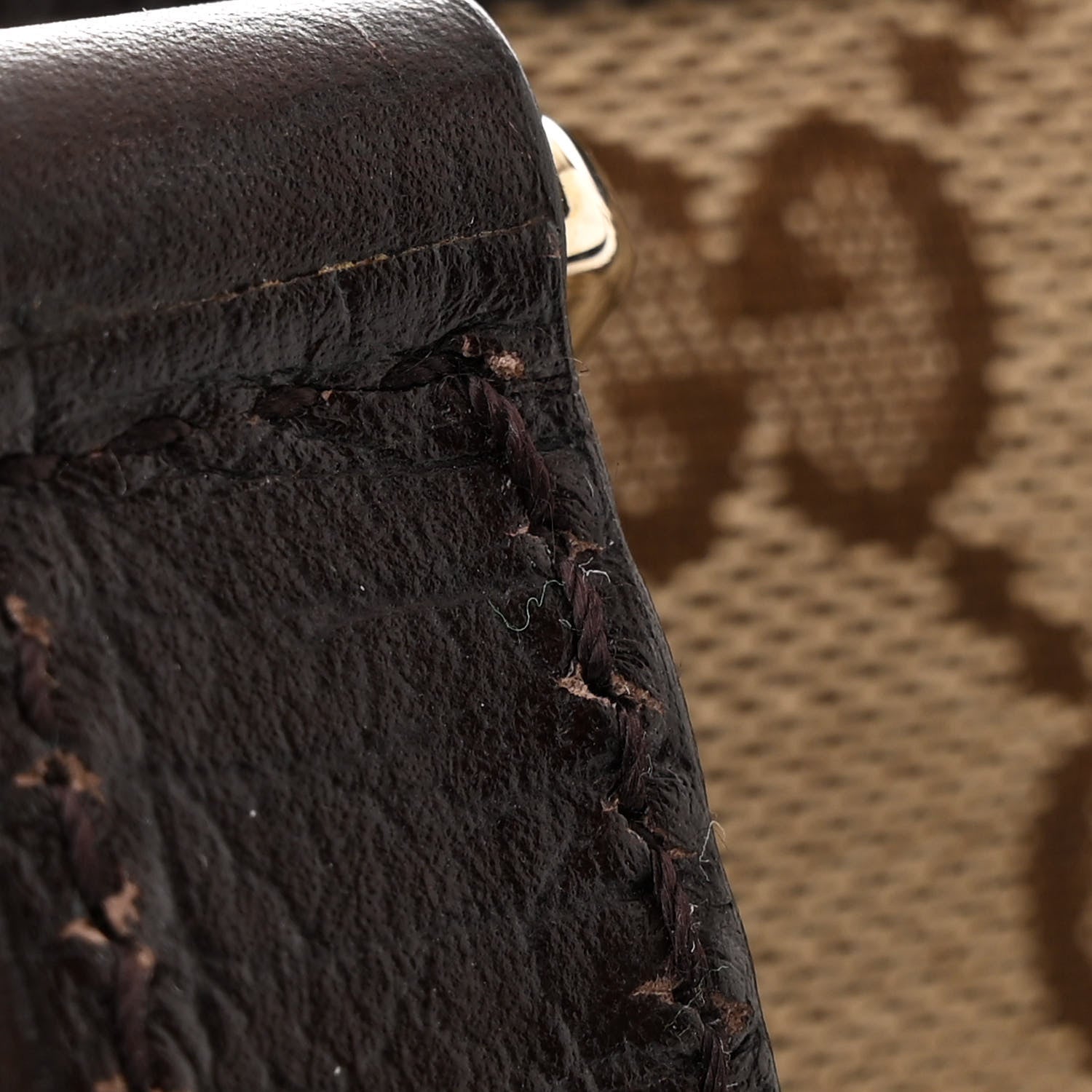 Gucci Monogram Small Jolicoeur Tote Dark Brown 13 of 13