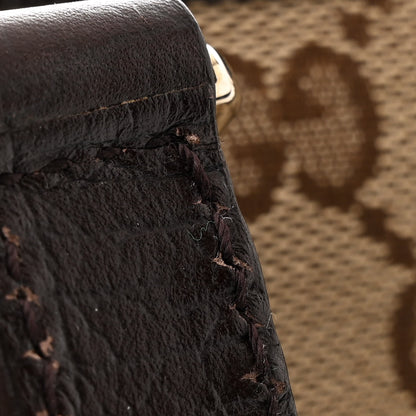 Gucci Monogram Small Jolicoeur Tote Dark Brown 13 of 13