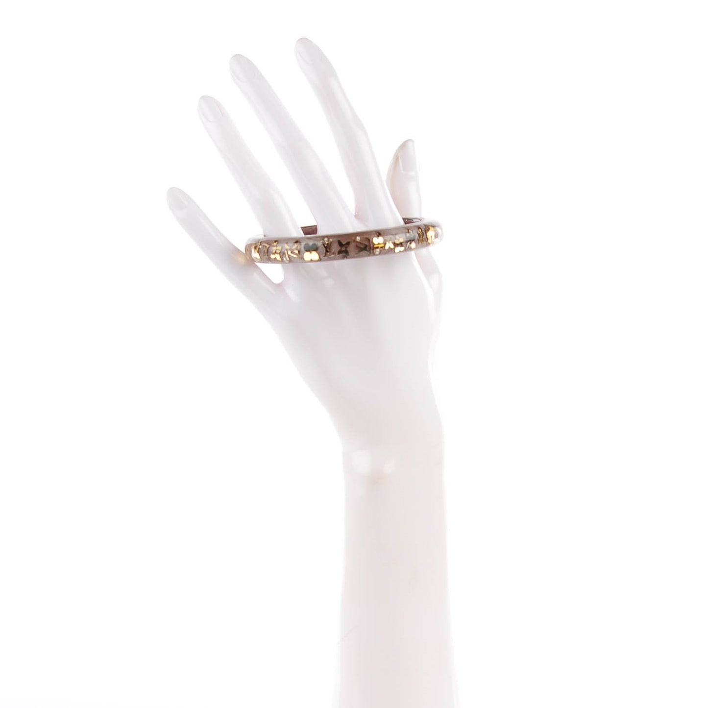 Resin Swarovski Pearl Medium Inclusion Bracelet PM Praline