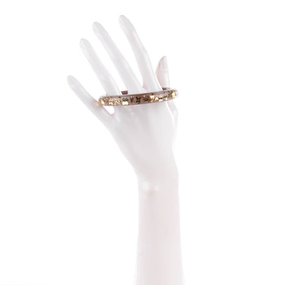 Louis Vuitton Resin Swarovski Pearl Medium Inclusion Bracelet PM Praline 2 of 5
