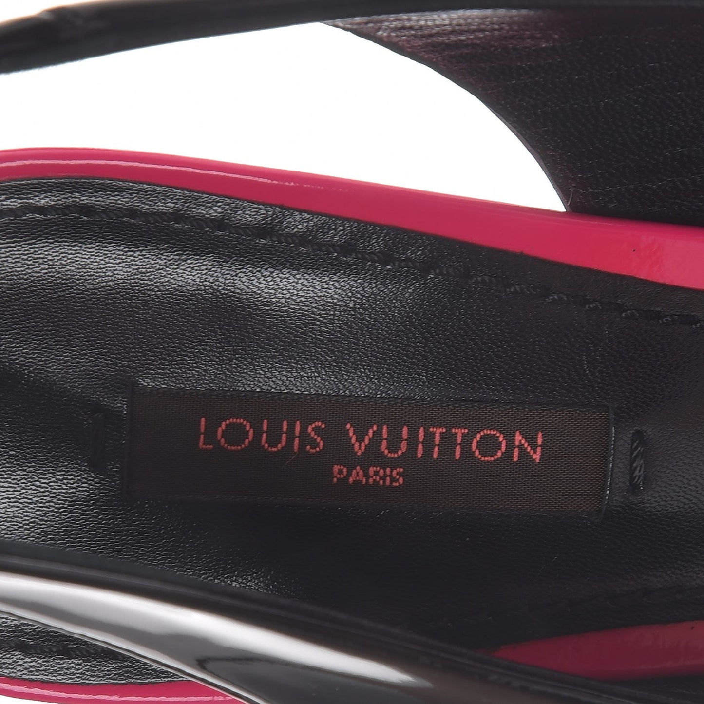 Patent Graffiti Slingback Pumps 39 Black Pink