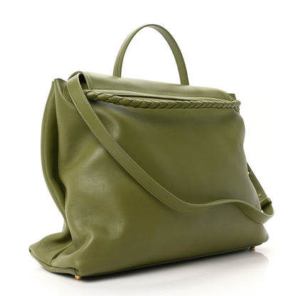 Bottega Veneta Silky Calfskin Large Ciao Ciao Matcha 3 of 10