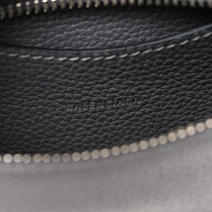 Balenciaga Grained Calfskin Neo Classic Silver Hardware Mini City Dark Grey 5 of 9