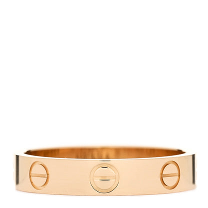 Cartier 18K Yellow Gold 3.5mm LOVE Wedding Band Ring 52 6 3 of 5
