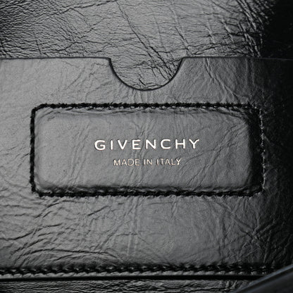 Givenchy Creased Patent Calfskin Medium ID Flap Black 5 of 7