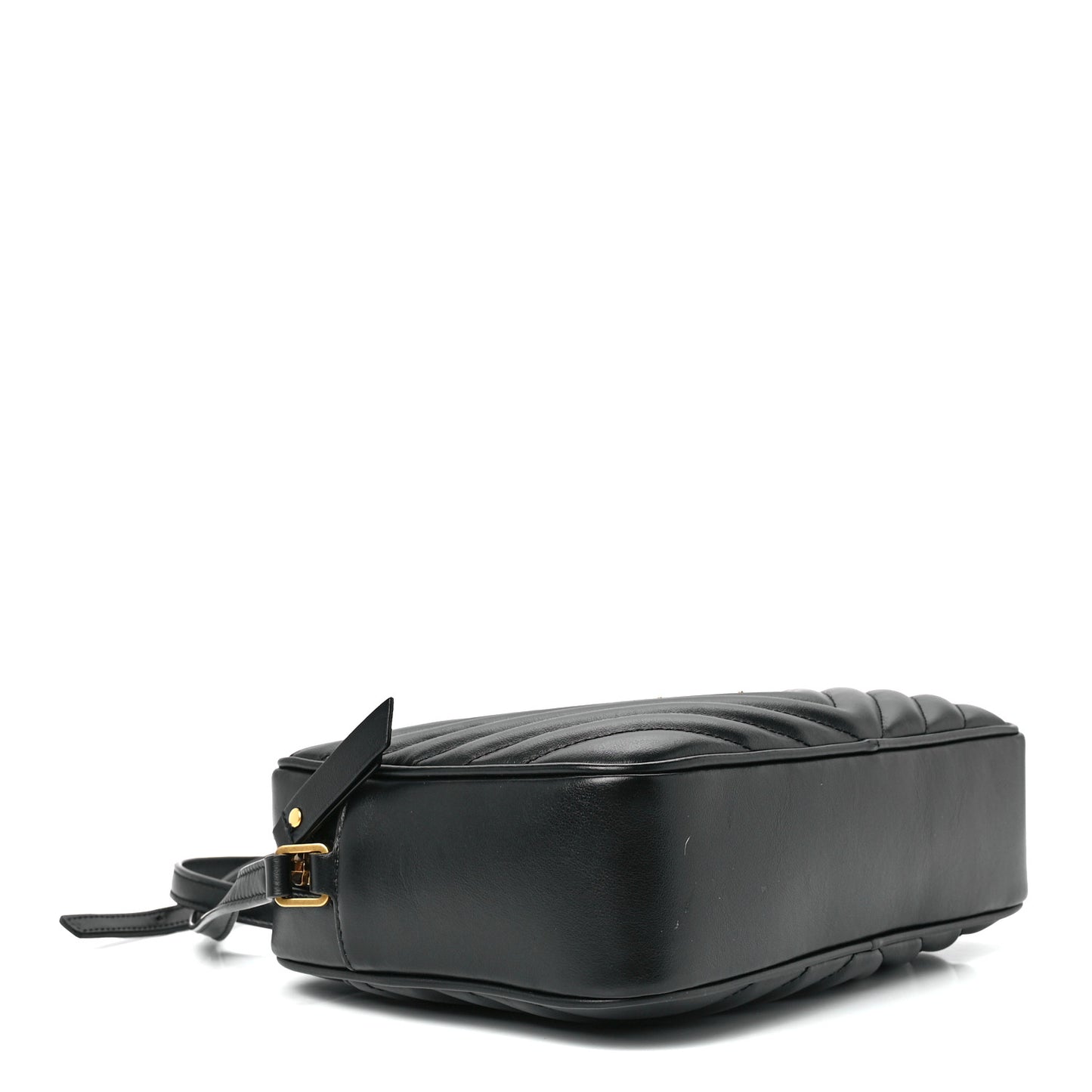 Calfskin Matelasse Monogram Lou Camera Bag Black
