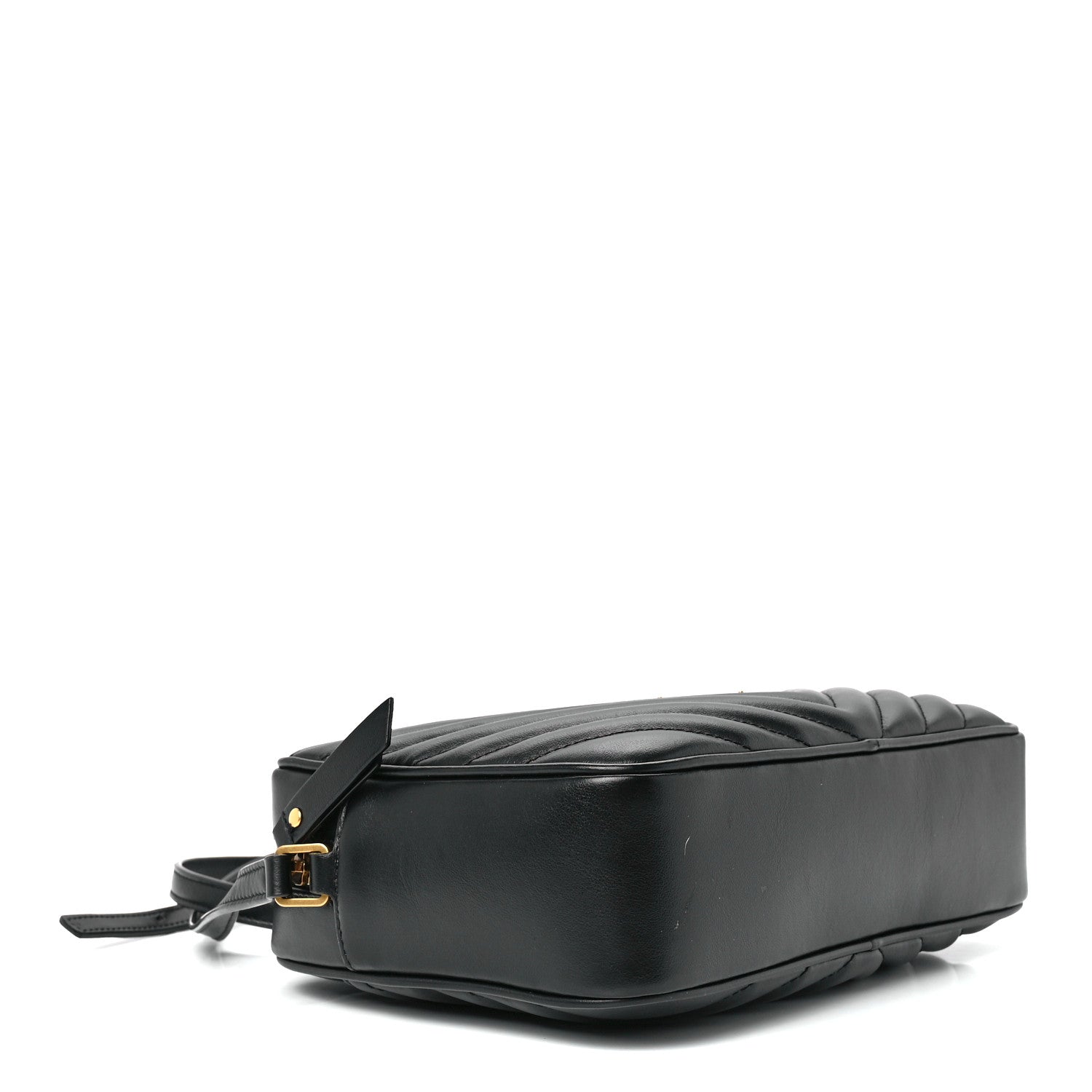 Saint Laurent Calfskin Matelasse Monogram Lou Camera Bag Black 4 of 11
