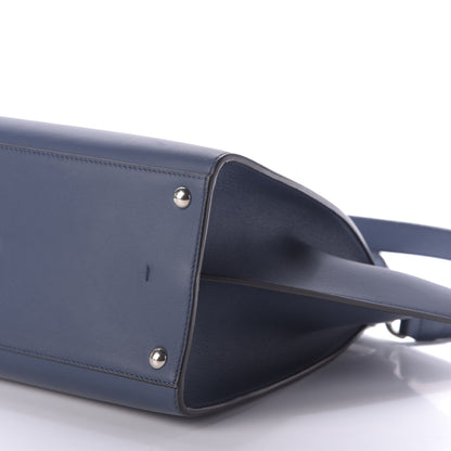 Fendi Vitello Dolce Shiny Nappa Petite 3Jours Tote Blue 7 of 8