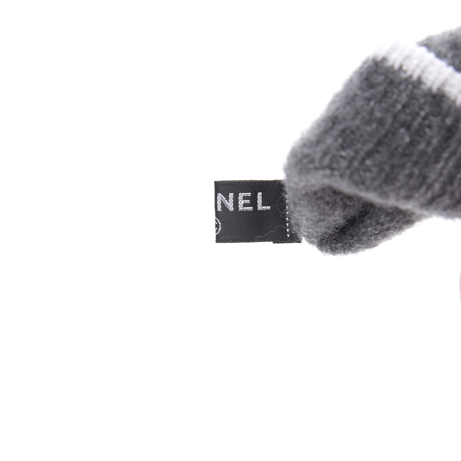 Chanel Cashmere Silk CC Gloves Grey 5 of 6