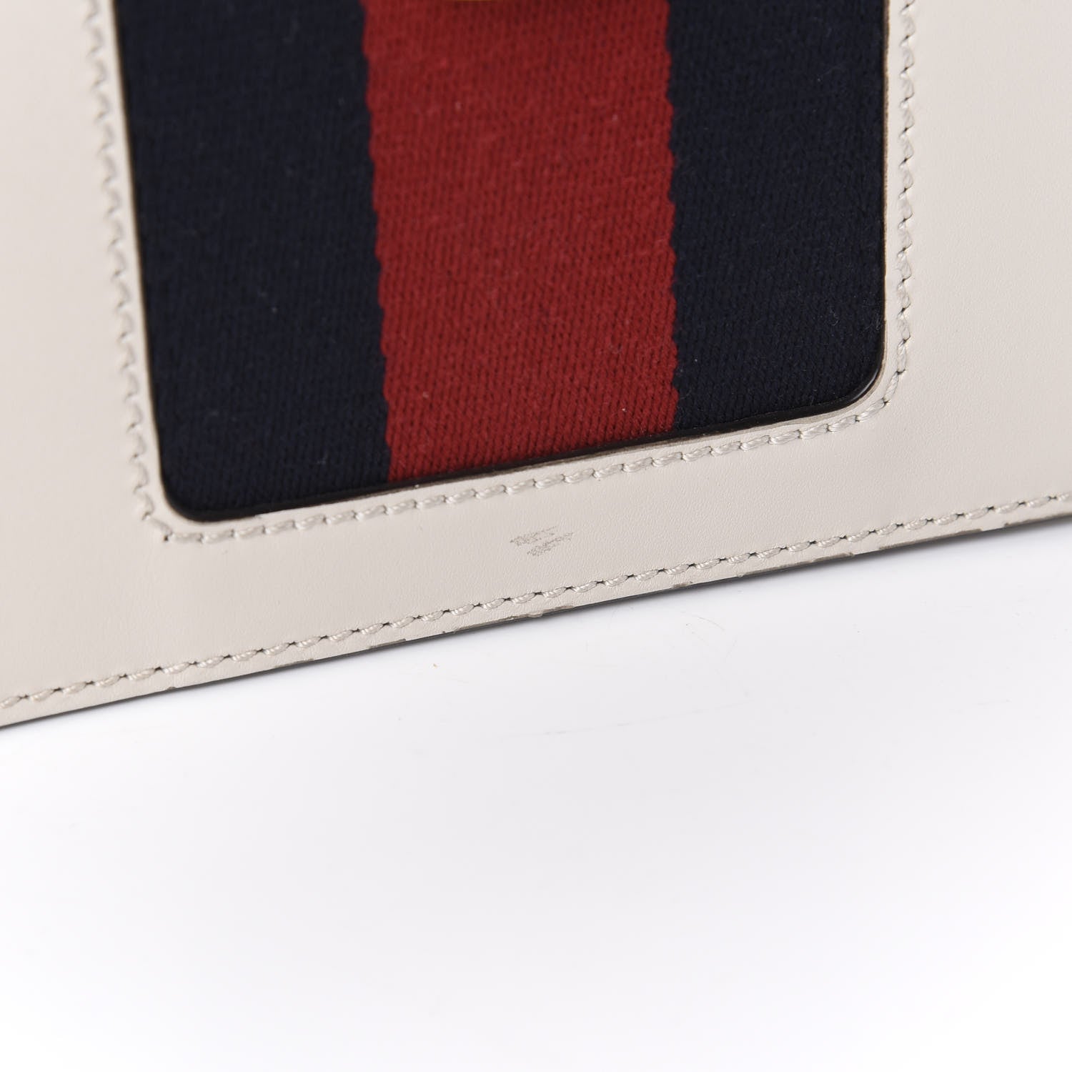 Gucci Calfskin Mini Sylvie Top Handle Bag White 16 of 17