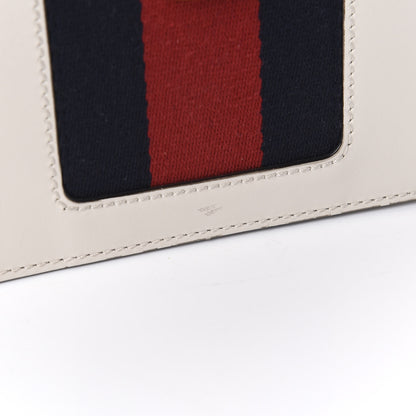 Gucci Calfskin Mini Sylvie Top Handle Bag White 16 of 17