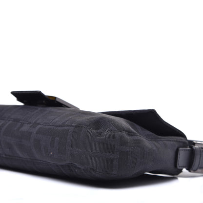 Fendi Nylon Zucca Baguette Black 8 of 8
